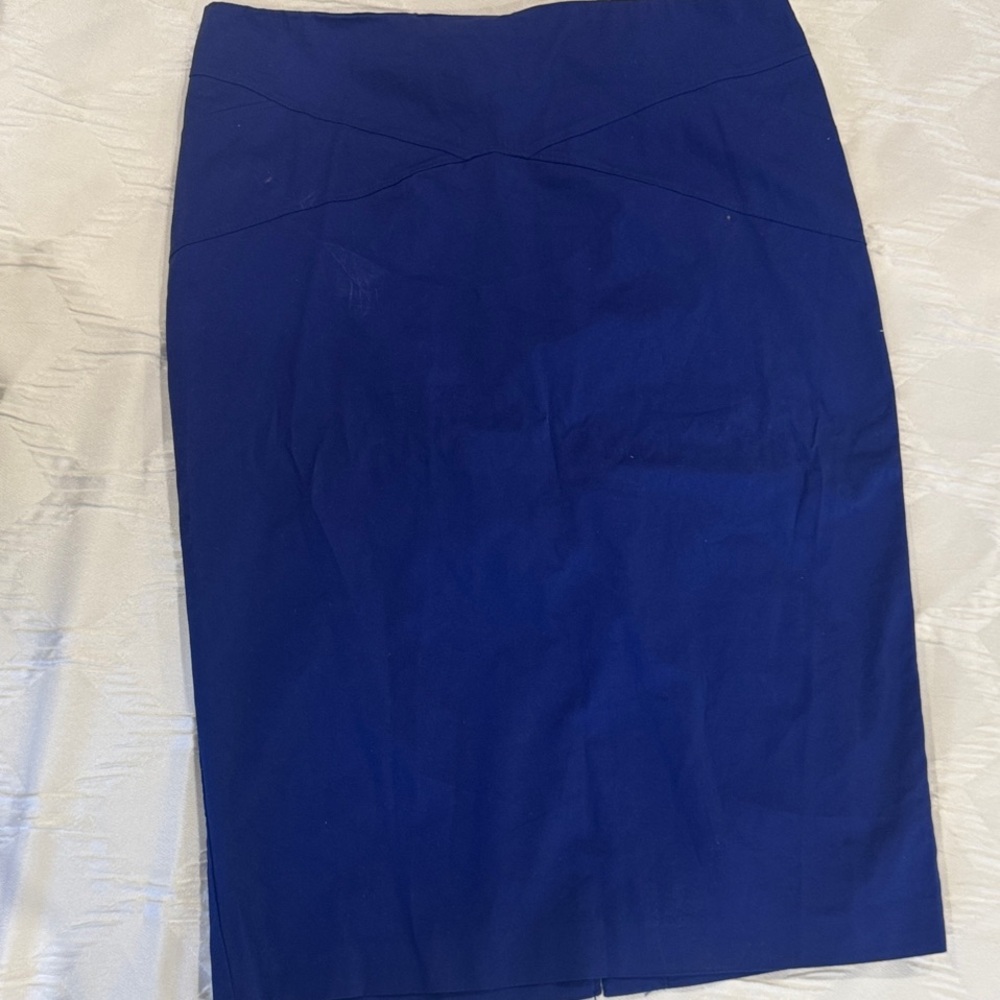 New York & Company Royal Blue Pencil Skirt